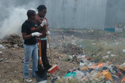 tending fire
