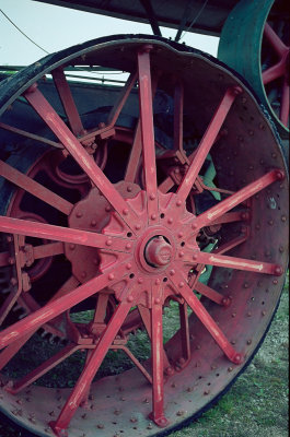 1917 Steam Belt Tractor Wheel
