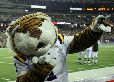 Louisiana State University Mascot Mike the Tiger