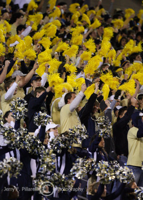 Yellow Jackets Fans cheer for their Jackets
