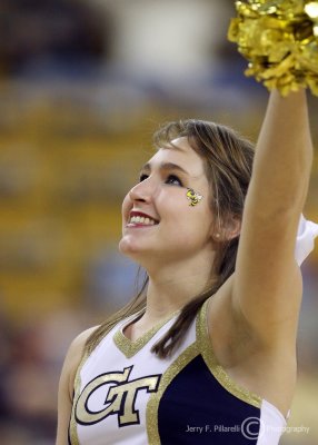 Georgia Tech Yellow Jackets Cheerleader
