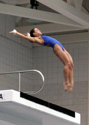 High Dive Competitor