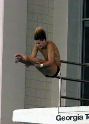 High Dive Competitor