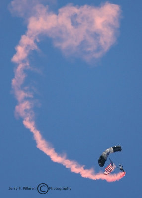 Airborne soldiers from the sky