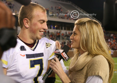 Andrews interviews Hokies QB Glennon for ESPN