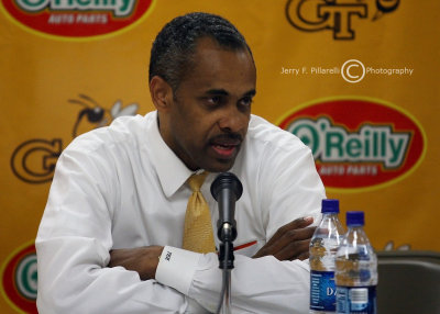 Georgia Tech Coach Hewitt at the post game press conference