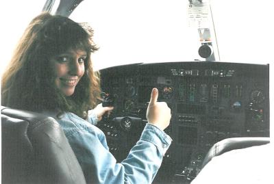 Aboard the Company Citation Jet 1994