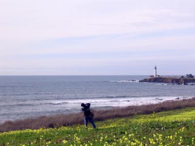 Carrie Shooting  Chris Shooting the Lighthouse