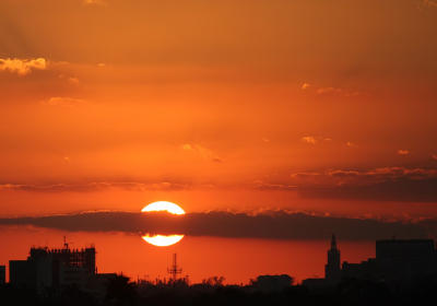 Sunset from Office Window