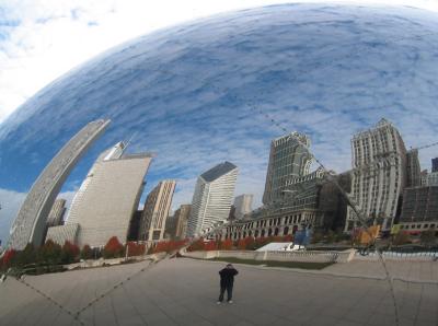 My Relfection in Cloud Gate
