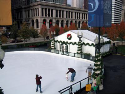 Ice Skating at Millennium Park