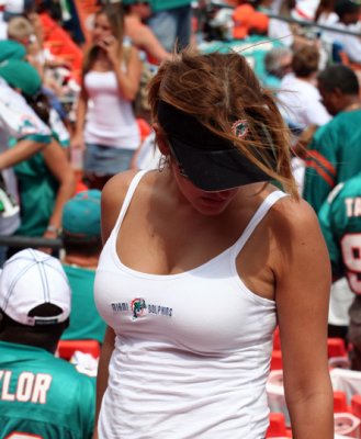 Supporting the Miami Dolphins