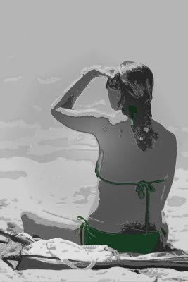 Babe at the beach