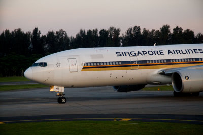 Singapore Airlines, B777. Singapore, Changi Airport