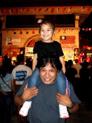 Papa Billy & Grand-Daughter Lucy - Kung Hee Fat Choy