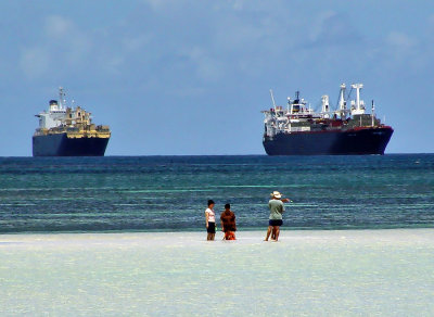 Tourists and Pre-Position Ships