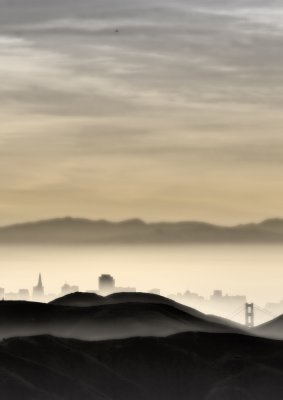  San Francisco as Seen from Coastal Marin County