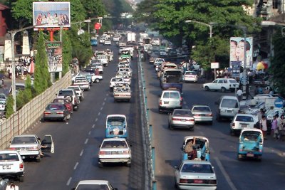 Yangon rush hour