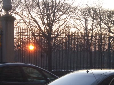 G Jardin des Tuileries - Snowy sunset - 2