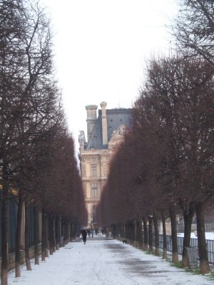 G Jardin des Tuileries - Snowy sunset - 6