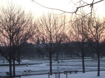 G Jardin des Tuileries - Snowy sunset - 8