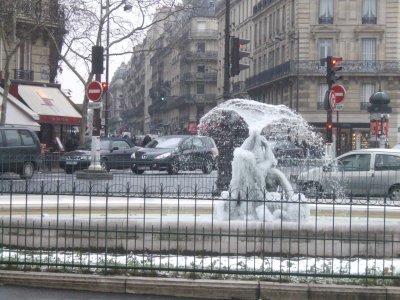 L Jardin du Luxembourg - Snow - 01