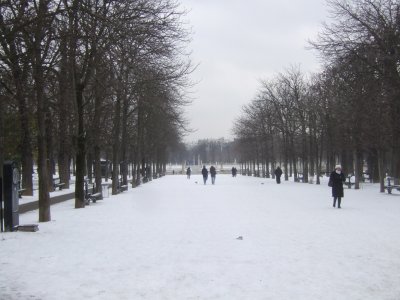L  Jardin du Luxembourg - Snow - 02