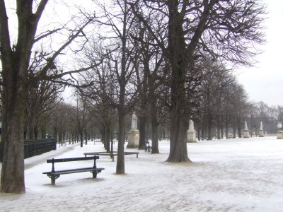 L  Jardin du Luxembourg - Snow - 08