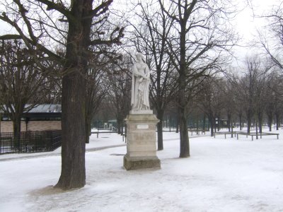 L  Jardin du Luxembourg - Snow - 09