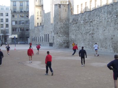 MC11 rue Charlemagne -  Football by old fortification.JPG