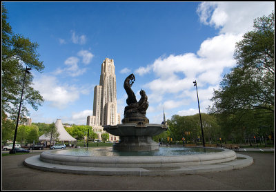 Statue and Cathedral II