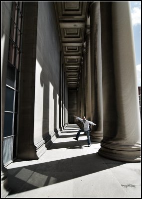 Mike Amongst the Columns II