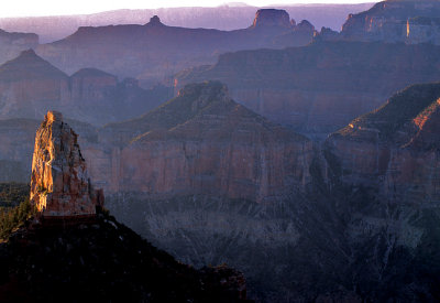 Sunrise, Point Imperial and Mount Hayden, Grand Canyon National Park, Arizona