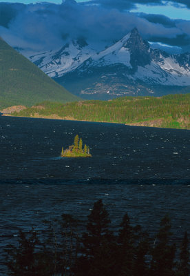 St. Marie Lake and Wild Goose Island, Glacier National Park, Montana