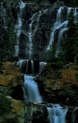 Tangle Creek Falls, Jasper National Park, Alberta, Canada