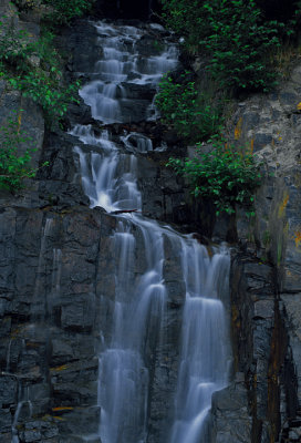 Roadside waterfall, Kenai Peninsula, Alaska
