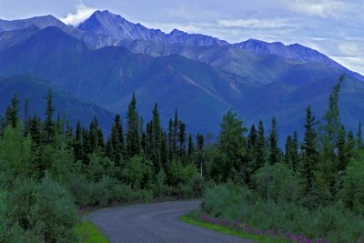 Approaching Wrangle St. Elias National Park, Alaska