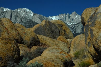 Mount Whitney California viewed from Alabama Hills