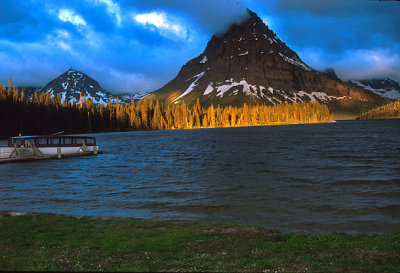 Sunrise, Two Medicine Lake, Glasier National Park, Montana