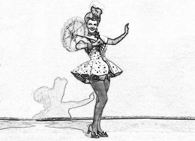 showgirl sketch