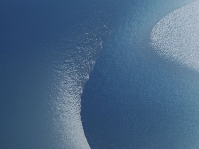 Blue iceberg detail, South Orkney Islands