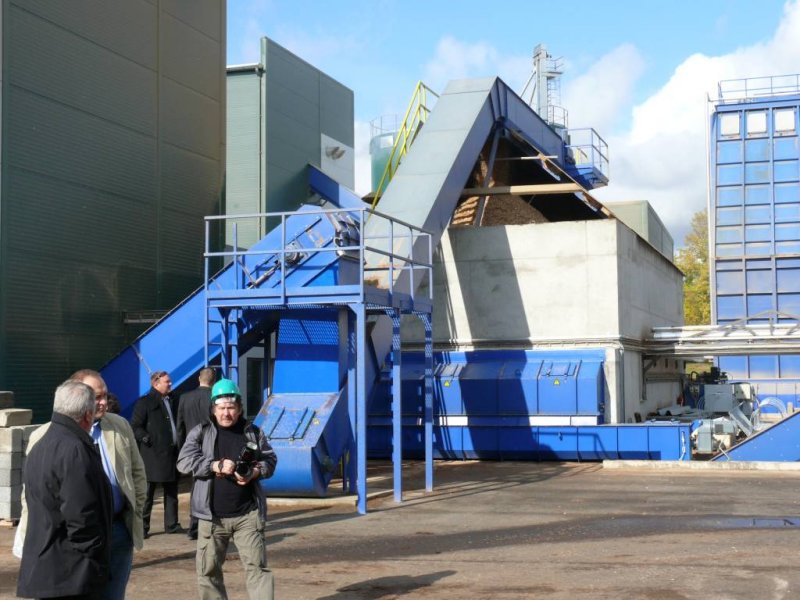 Latgran wood pellet plant in Jekabpils