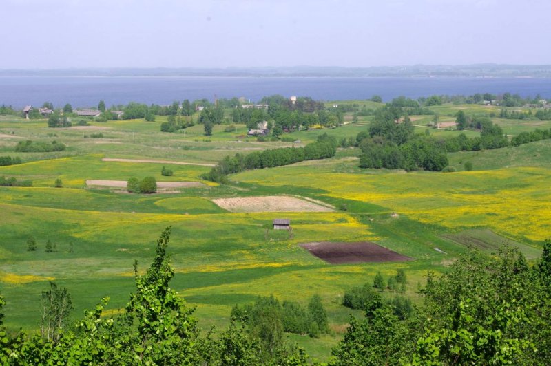View from Makonkalns un Razna lake