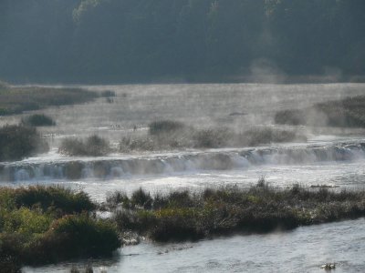 Waterfall on river Venta in Kuldiga