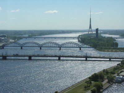 Bridges over Daugava and Zakusala
