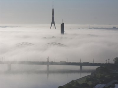Fog over Daugava