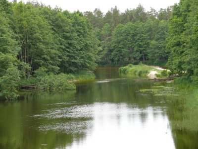 Irbe river in North Kurzeme