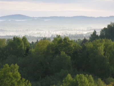View from Drusku pilskalns