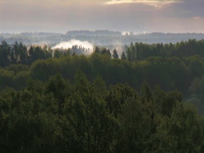 View from Drusku pilskalns