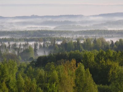 View from Drusku pilskalns